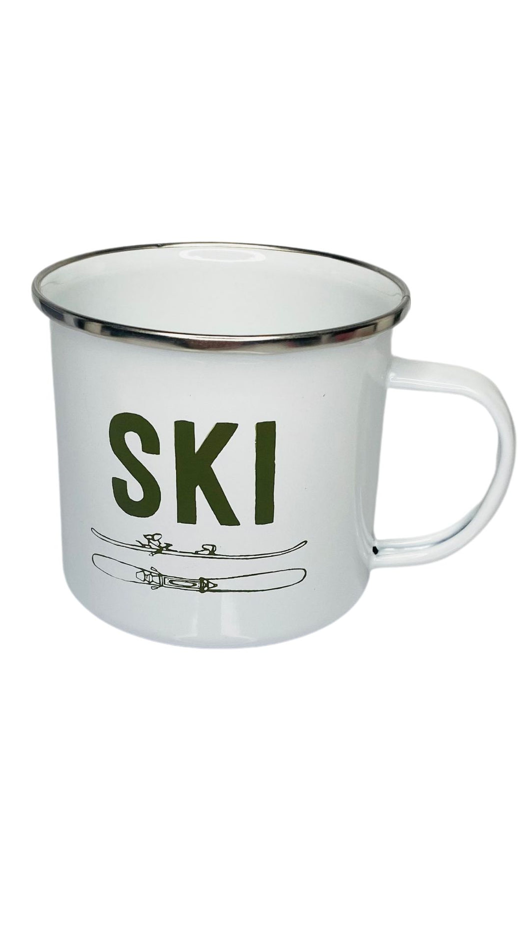Ski & Ride Enamel Mug - Ski