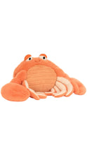 Load image into Gallery viewer, Plush crab toy on a white background

