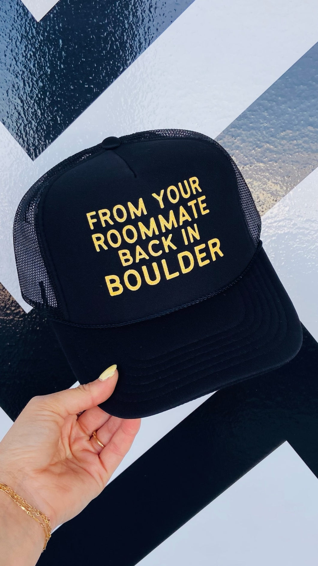 From Roommate Trucker Hat