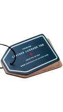 Load image into Gallery viewer, Airplane Leather Luggage Tag
