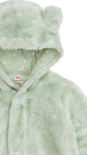 Load image into Gallery viewer, Spruce Minky Bear Footie
