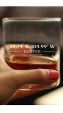 Load image into Gallery viewer, CO Coordinates Whiskey Glass
