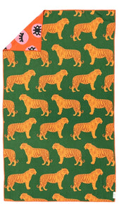 Tiger Pool Towel Reversible