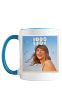 Load image into Gallery viewer, Taylor 1989 Mug with Blue Handle
