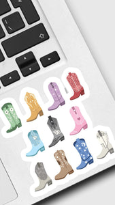 Taylor Cowgirl Boot Sticker