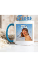 Load image into Gallery viewer, Taylor 1989 Mug with Blue Handle
