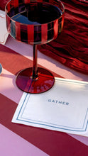 Load image into Gallery viewer, Merlot Striped Coupe
