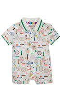 Load image into Gallery viewer, Love All Polo Romper
