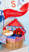 Load image into Gallery viewer, Let Freedom Ring Pennant Banner
