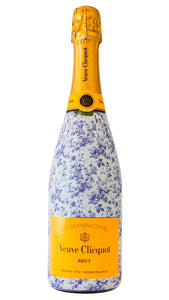 Blue Floral Bottle Wrap