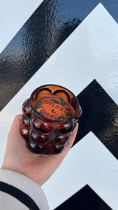 Gilded Citrus Glass Candle