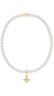 CL PRL 3MM SC CH GLD Bracelet