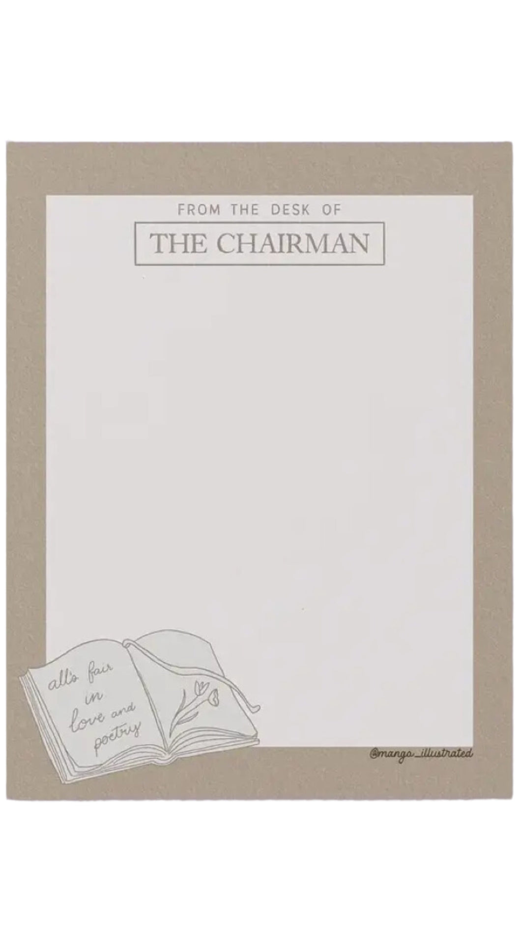 The Chairman Notepad