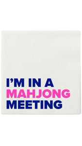 Mahjong Meeting Napkins
