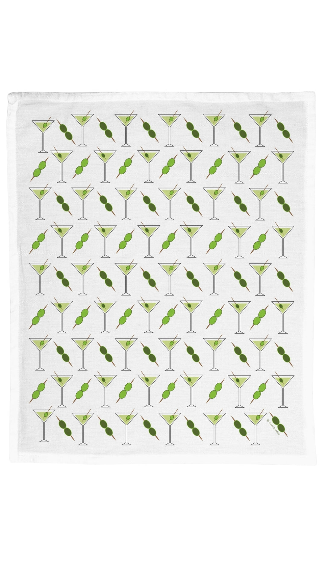 Martinis Tea Towel