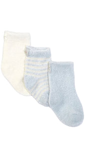 Blue/Pearl Infant Socks
