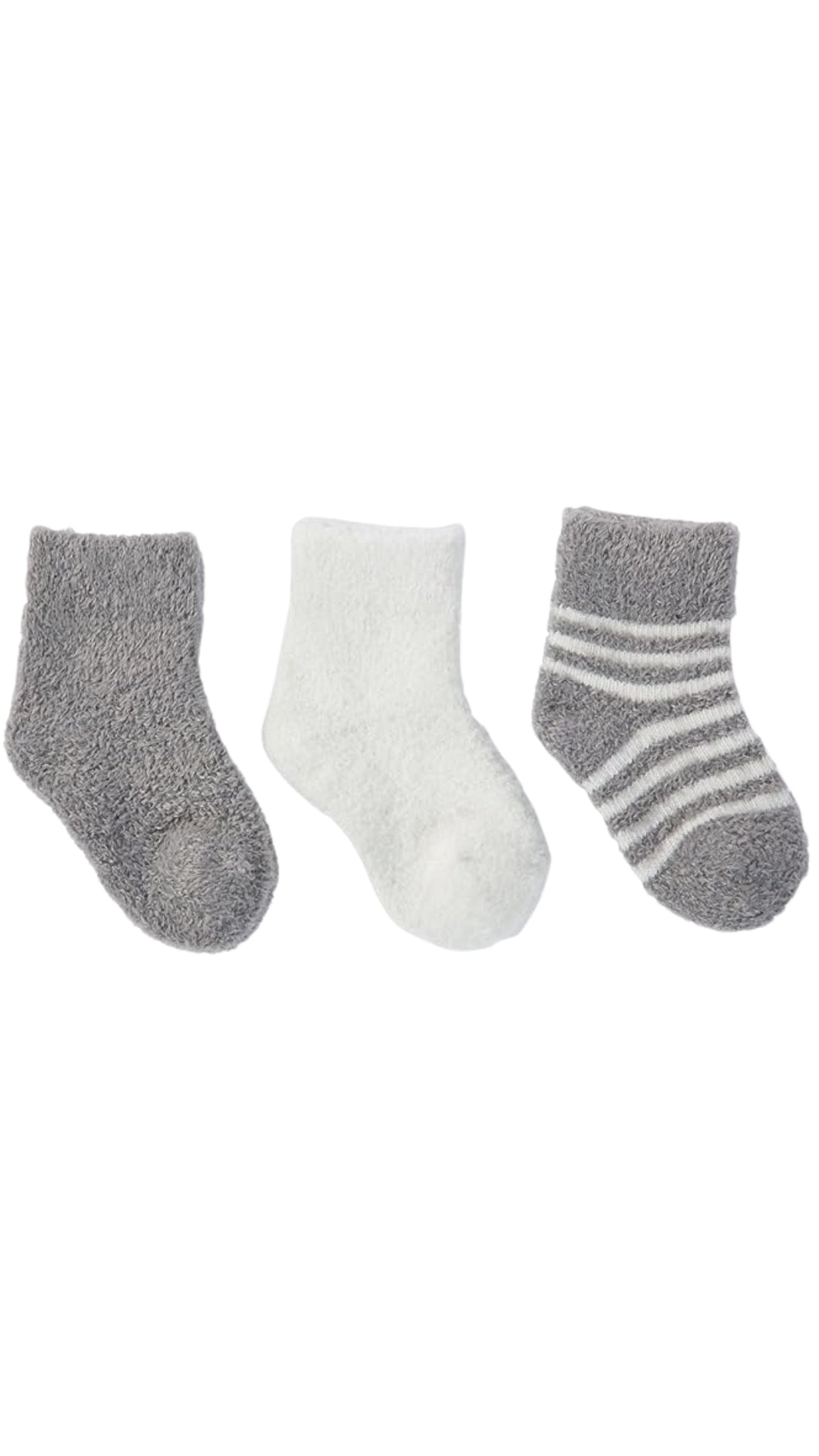 Pewter/Pearl Infant Socks