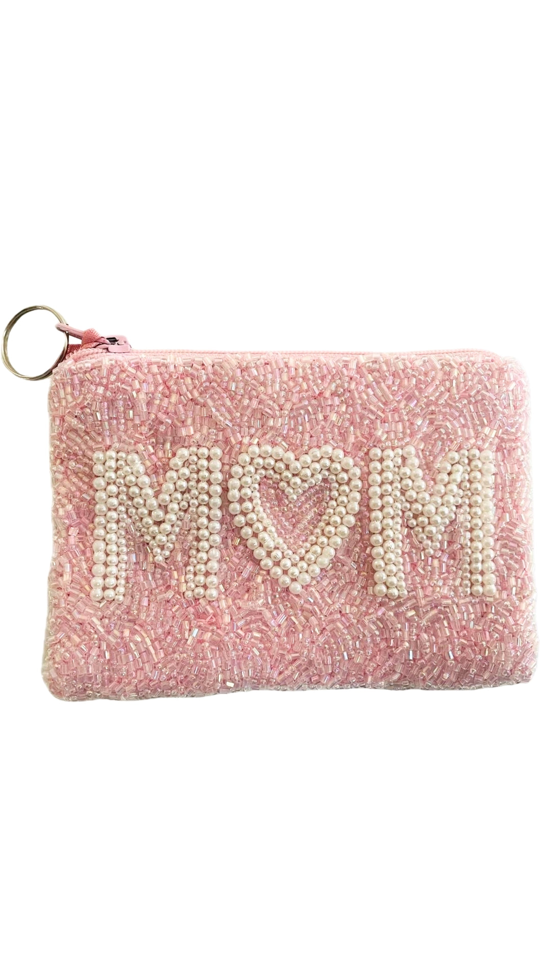 Pink Pearls Mom Pouch