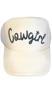 Tan Cowgirl Trucker Hat