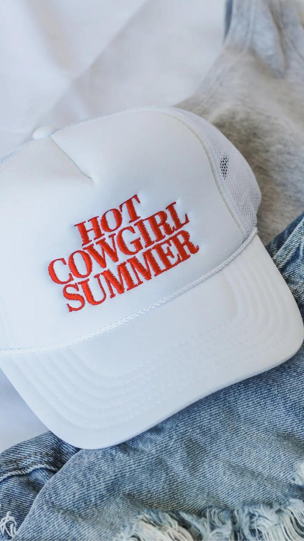 Hot Cowgirl Summer White Hat