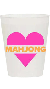 "Heart Mahjong" Stacked Cups