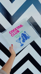 Cocktail Club Tray