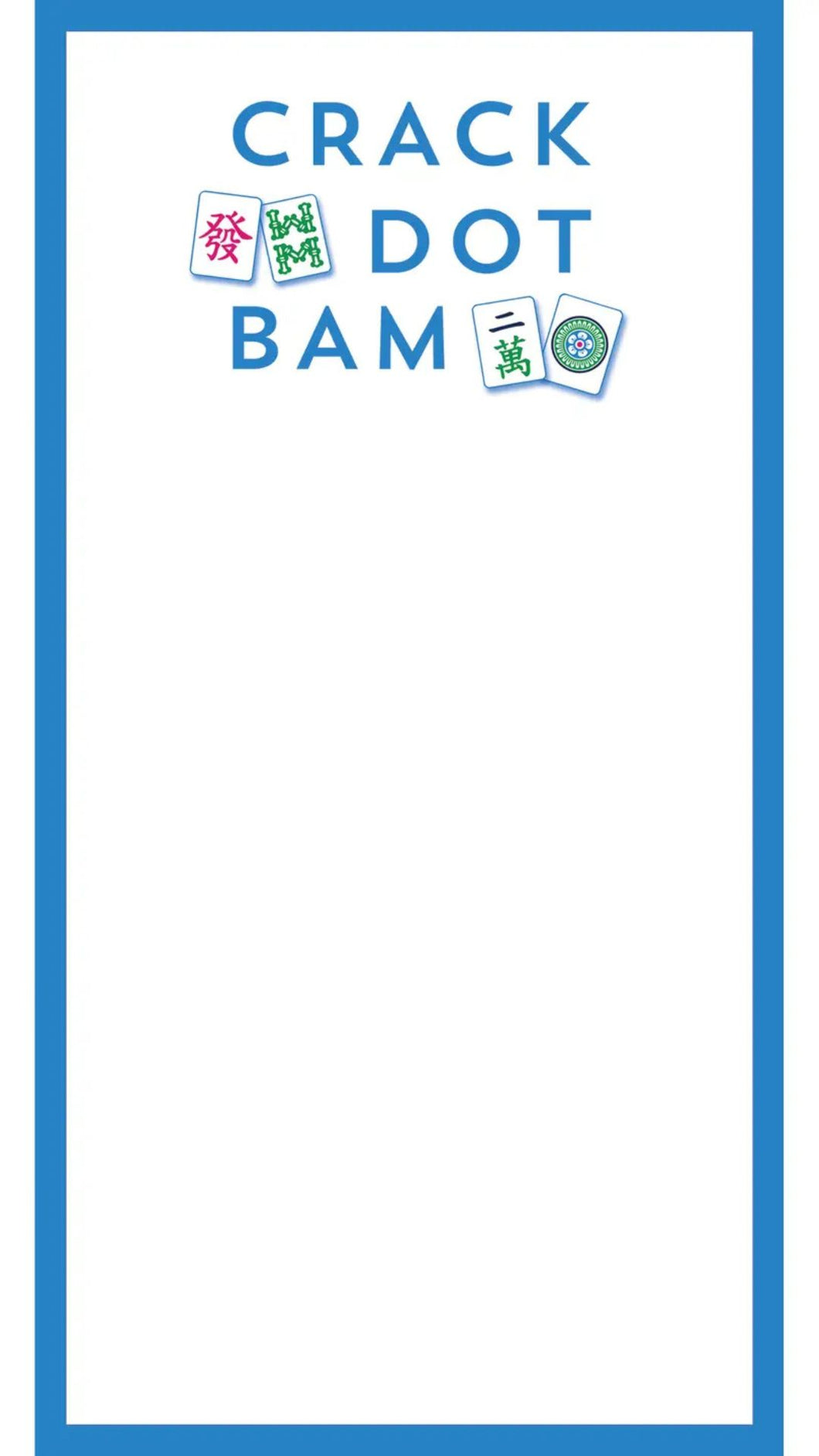 Crack Dot Bam Notepad