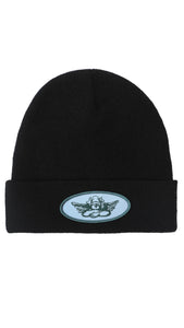 Protect Heart Black Beanie