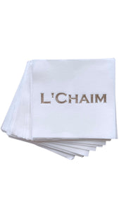 L'Chaim Cloth Napkins