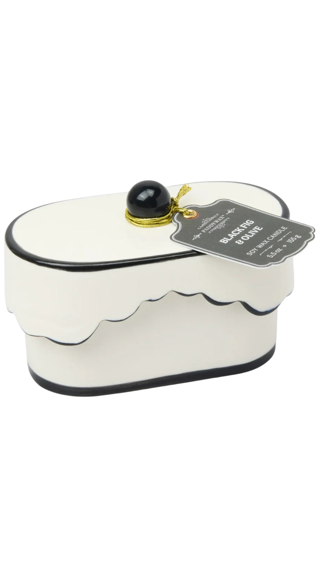 Cherie Ceramic Dish- Black