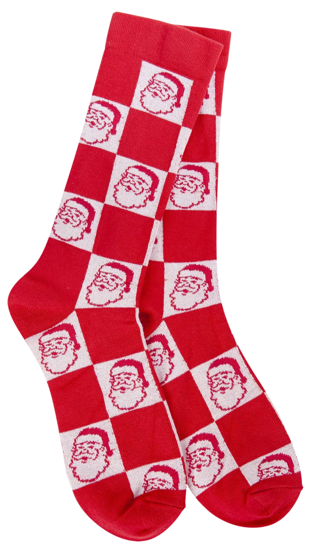 Santa Check Socks