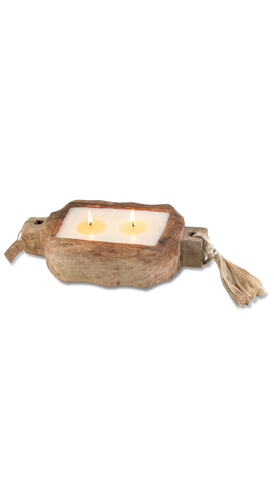 Small Driftwood Tray Candle - Grapefruit Pine