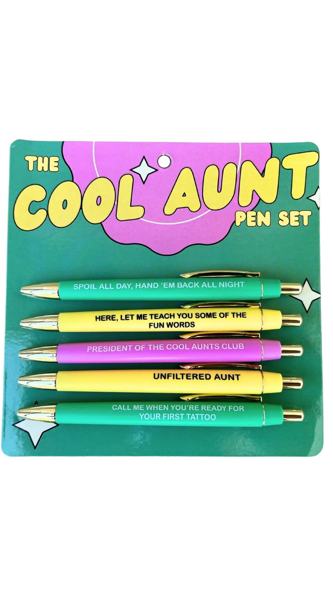 Cool Aunt Pen Set