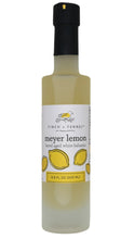 Load image into Gallery viewer, Bottle of Finch &amp; Fennel Meyer Lemon vinegar on a white background
