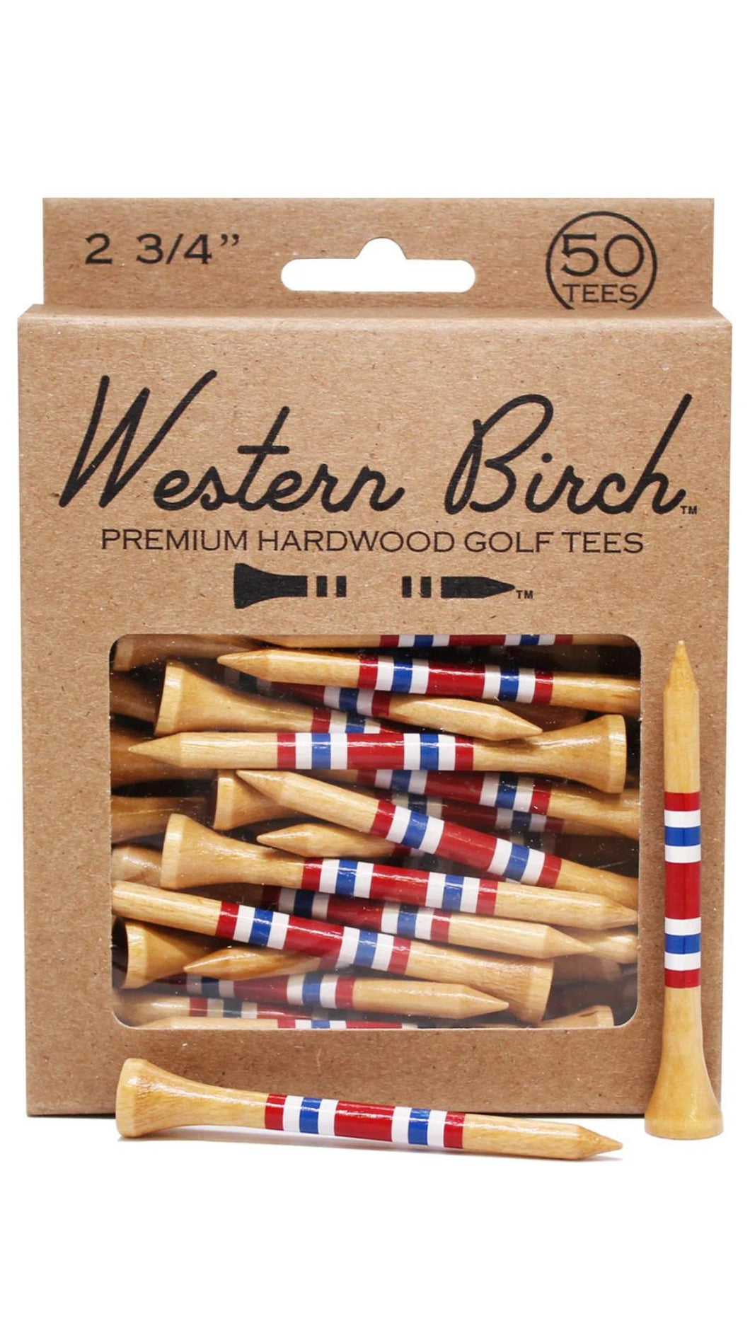 Brave & Free Striped Golf Tees