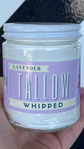 9oz Whipped Tallow Moisturizer