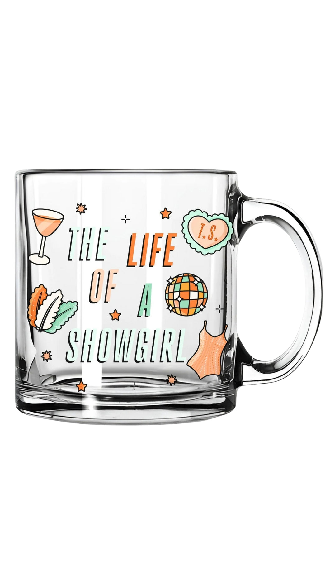 Taylor Swift Showgirl Glass Mug