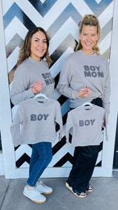 Boy Mom & Boy Matching Sweatshirts