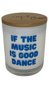 Music is Good Prosecco Fizz Candle
