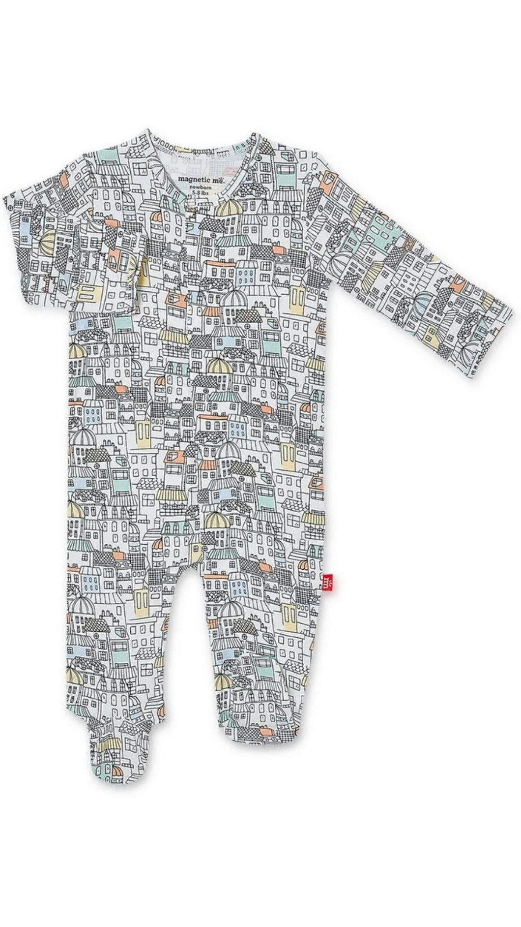We Built this City Modal Magnetic Onesie