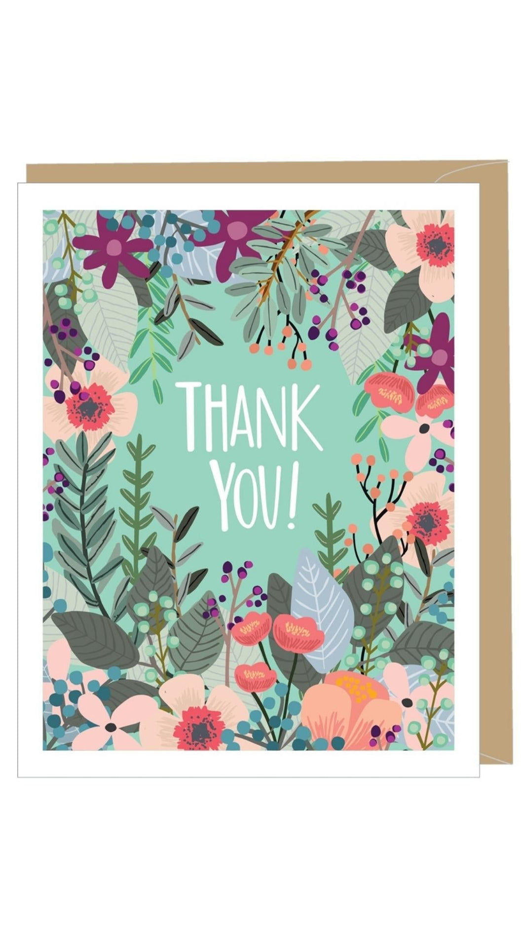 Thank you! Floral Card