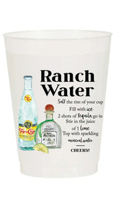 Ranch Water Recipe Cup Set