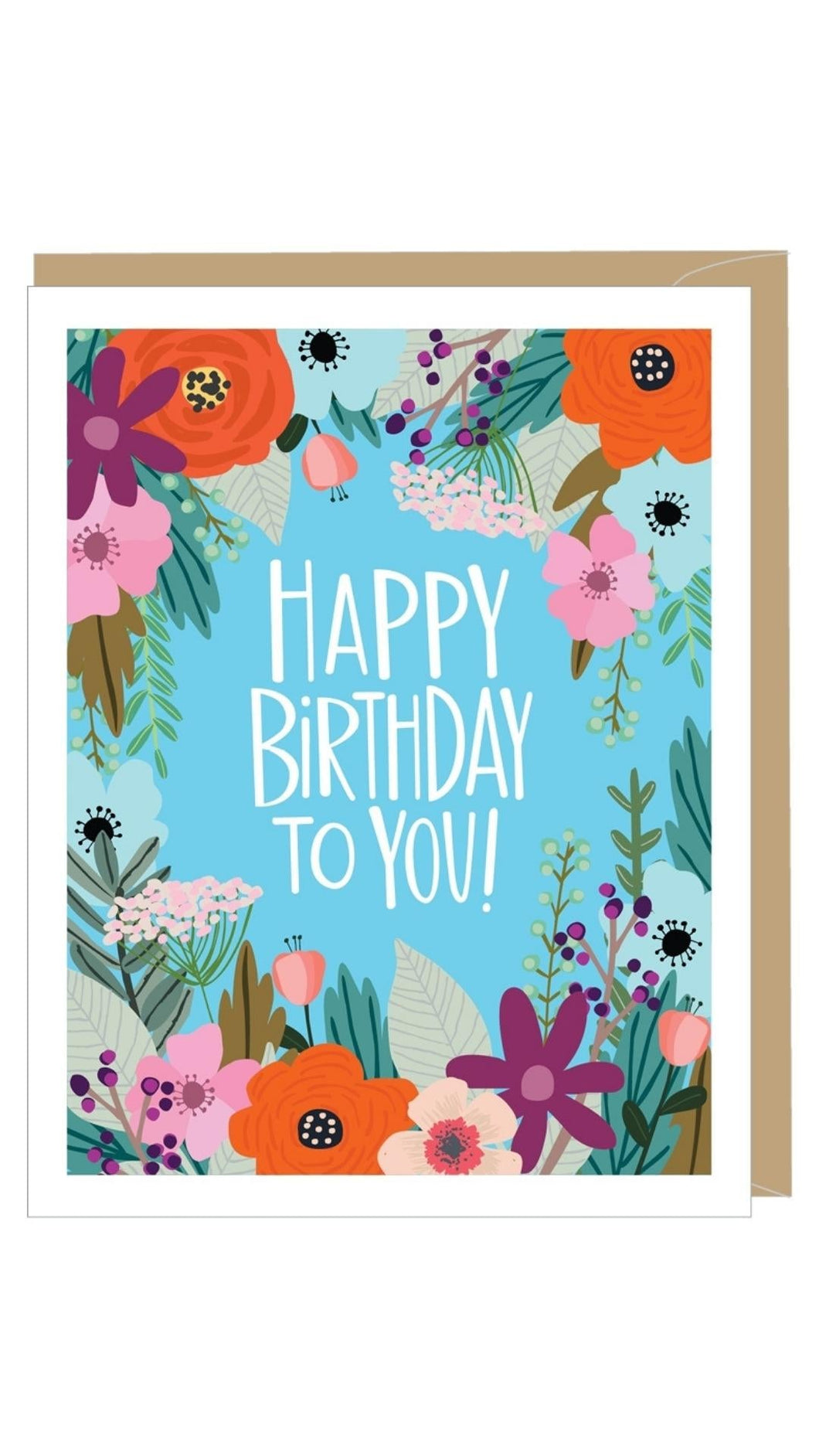 Happy Birthday to you! Floral Card