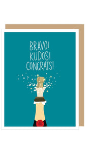 Bravo! Kudos! Congrats! Champagne Card