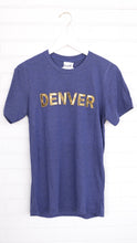 Load image into Gallery viewer, Gold Denver Navy Tee
