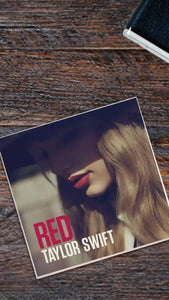 Taylor Swift "Red" Lip Album Coaster