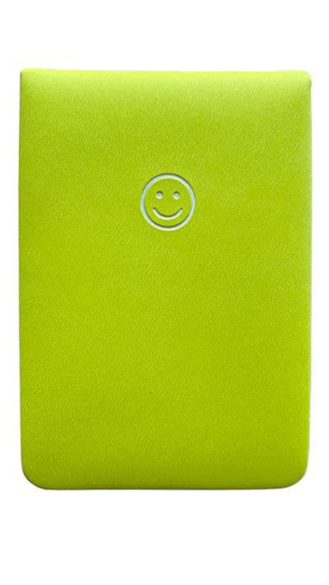 Lime Smiley Pocket Journal