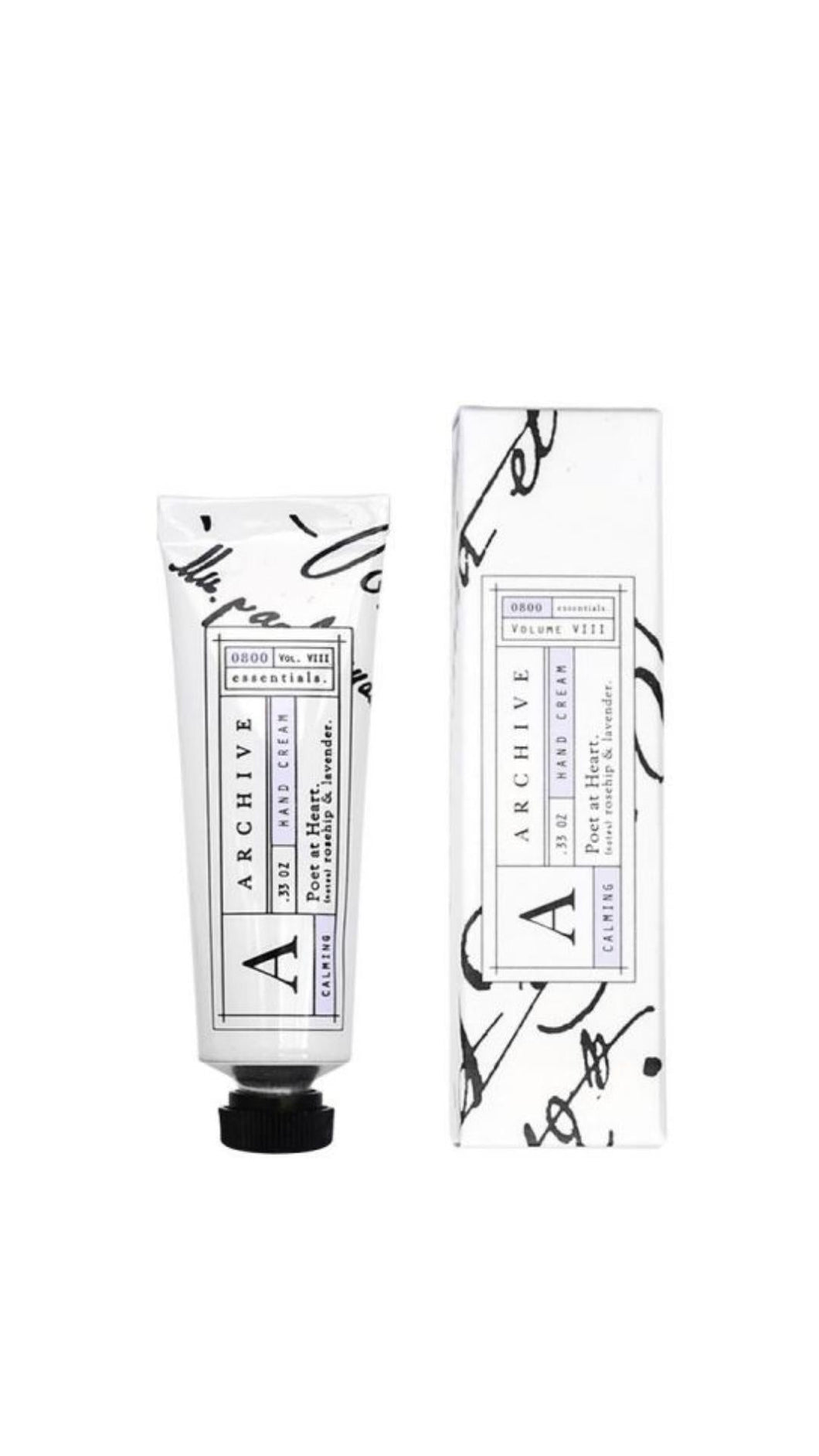 Poet at Heart Archive Travel Hand Cream