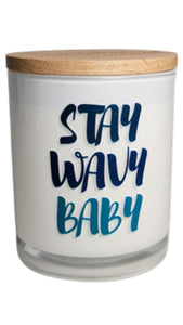 Stay Wavy Baby Candle