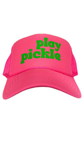 Play Pickle Pink Trucker Hat